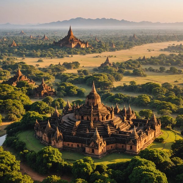 Comment organiser une visite des temples anciens de Bagan, Birmanie?